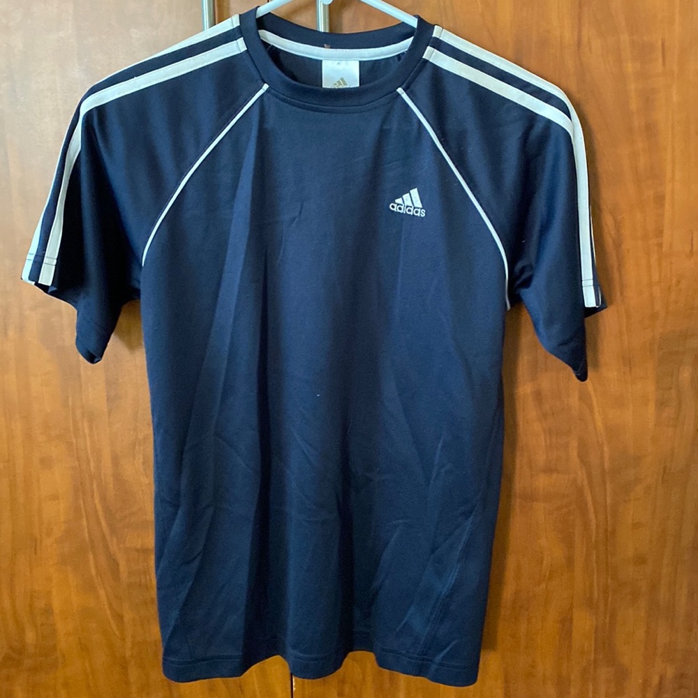 Vintage Adidas Climalite/Climacool  Short Sleeve Sports Tee Shirt. Youth Large